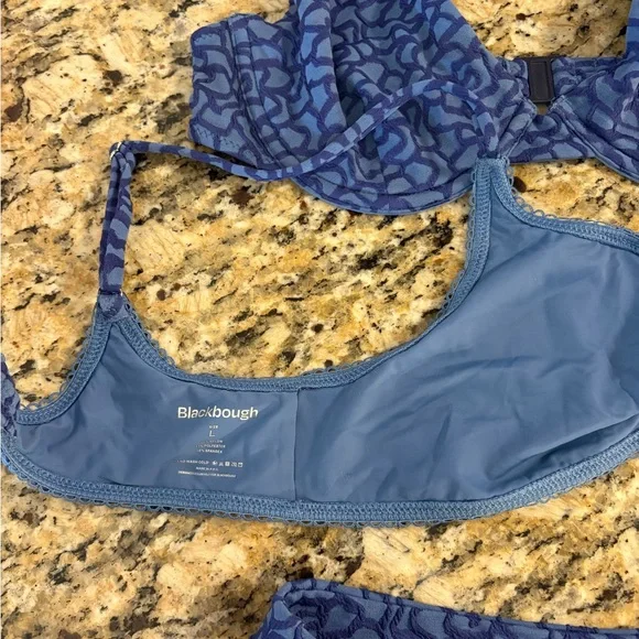 Midnight Jacquard Blackbough Swim Bikini - Picture 7 of 8